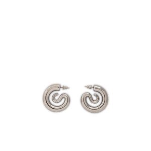 Panconesi Silver 'Serpent Hoops Small' Earrings Women